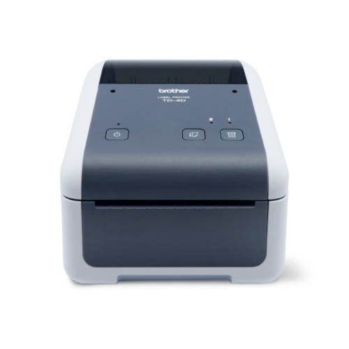 PrinterZip TD4 package, includes Brother TD4520D 4" Printer, Z10 Applicator, Label Tray, user installed Peeler. <br/>SKU:TD4520DN