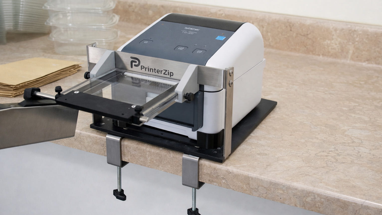Z10 applicator with desktop printer