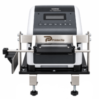 PrinterZip Z10 Desktop Printer Label Applicator package with Brother TD4550DNWB printer