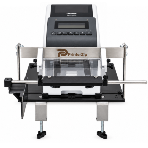 PrinterZip Z10 Desktop Printer Label Applicator package with Brother TD2350D printer
