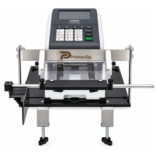 PrinterZip Z10 Desktop Printer Label Applicator package with Brother TD2350DSA printer