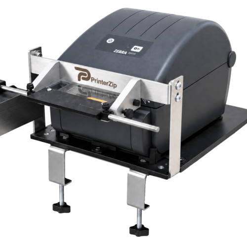 PrinterZip Z10 Desktop Printer Label Applicator package with Zebra ZD220 printer