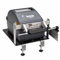 zd421 pkg PrinterZip Z10 Desktop Printer Label Applicator package with Zebra ZD421 printer