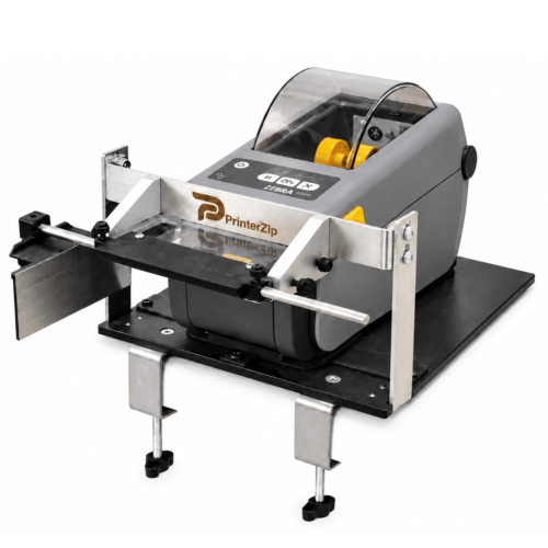 PrinterZip Z10 Desktop Printer Label Applicator package with Zebra ZD611 printer